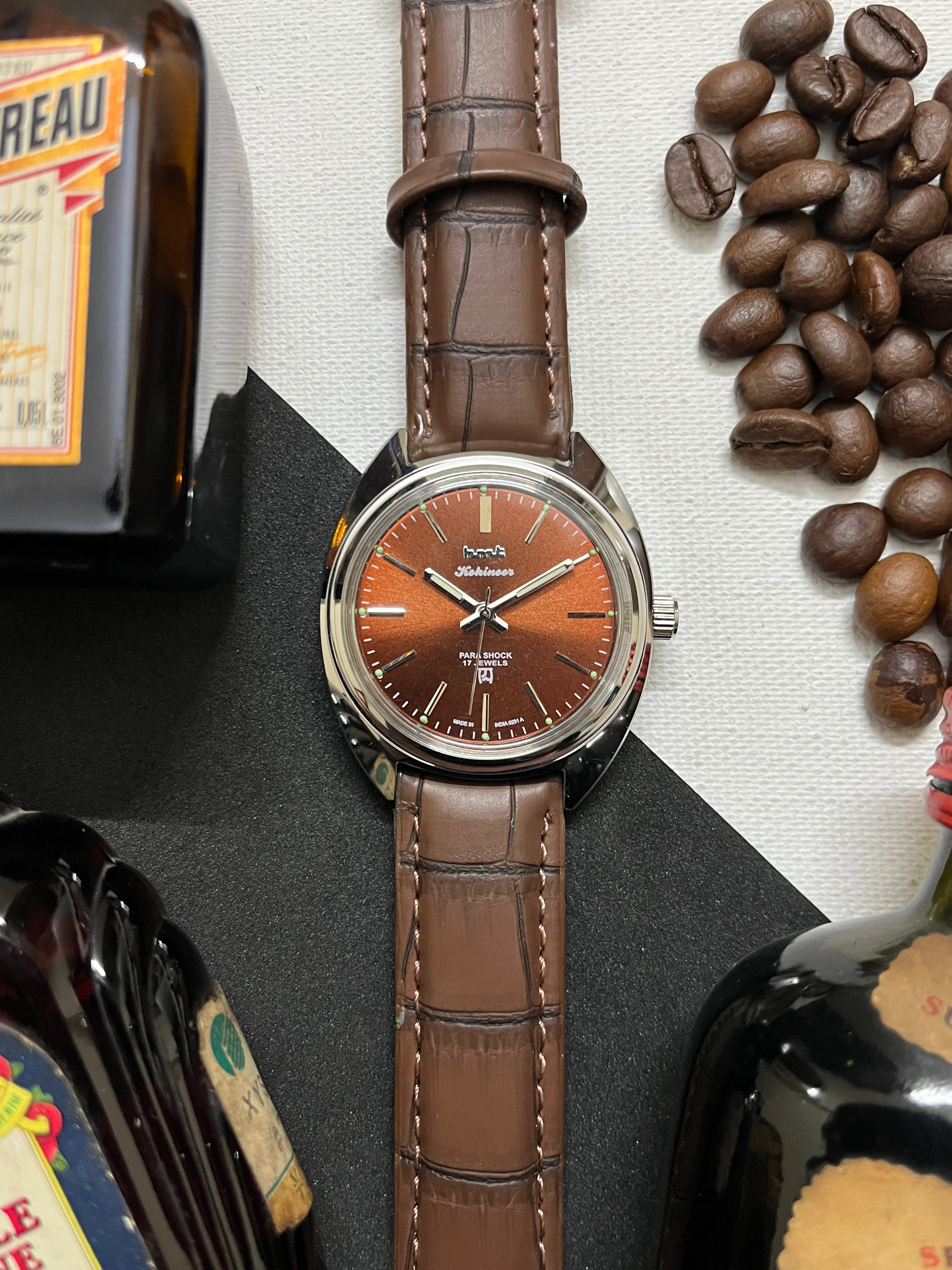 HMT Kohinoor - COFFEE BROWN Sunburst - Image 12